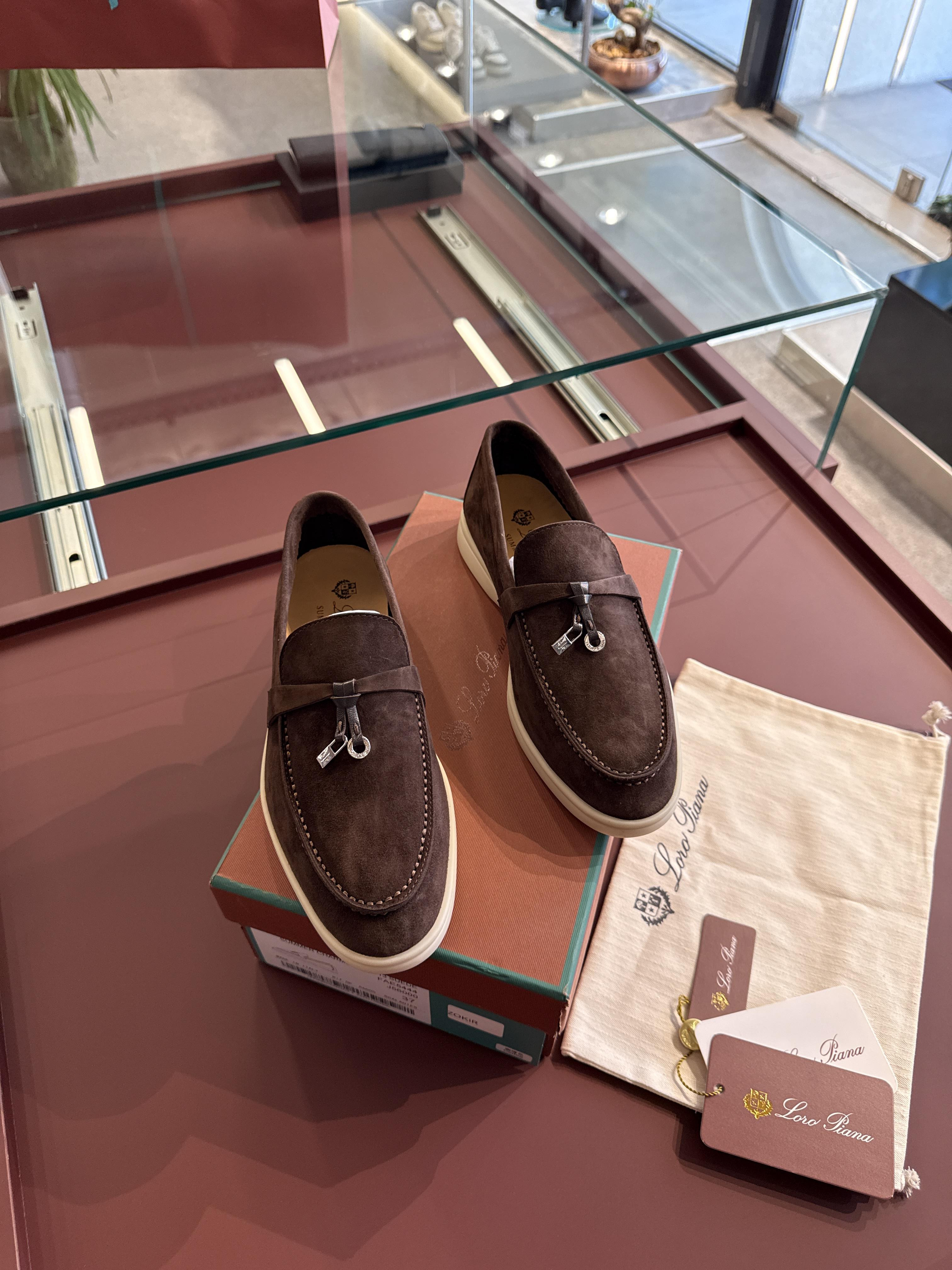 Loro Piana kahve Loafer
