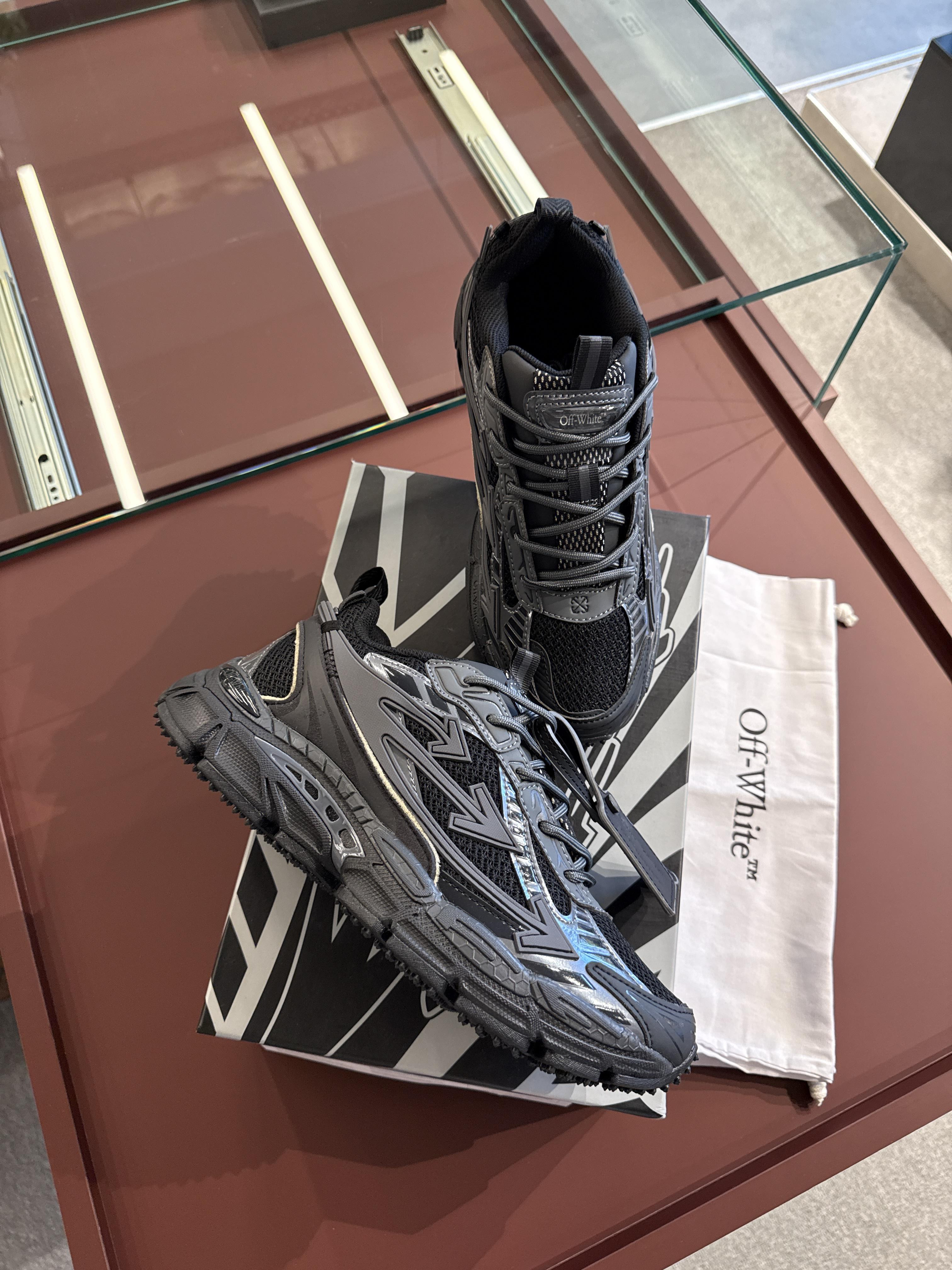 Off white siyah sneakers
