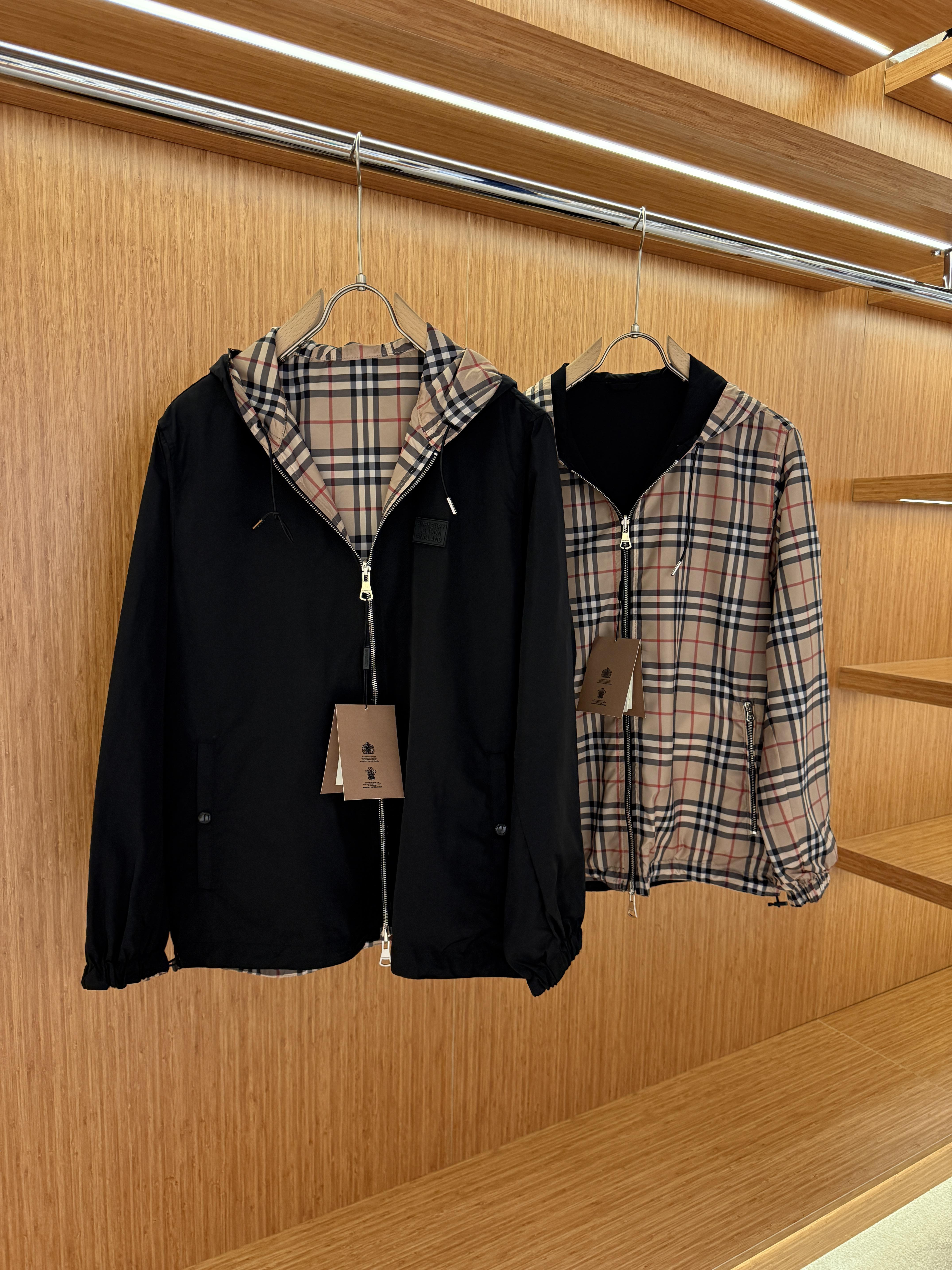 Burberry Reversible Hooded