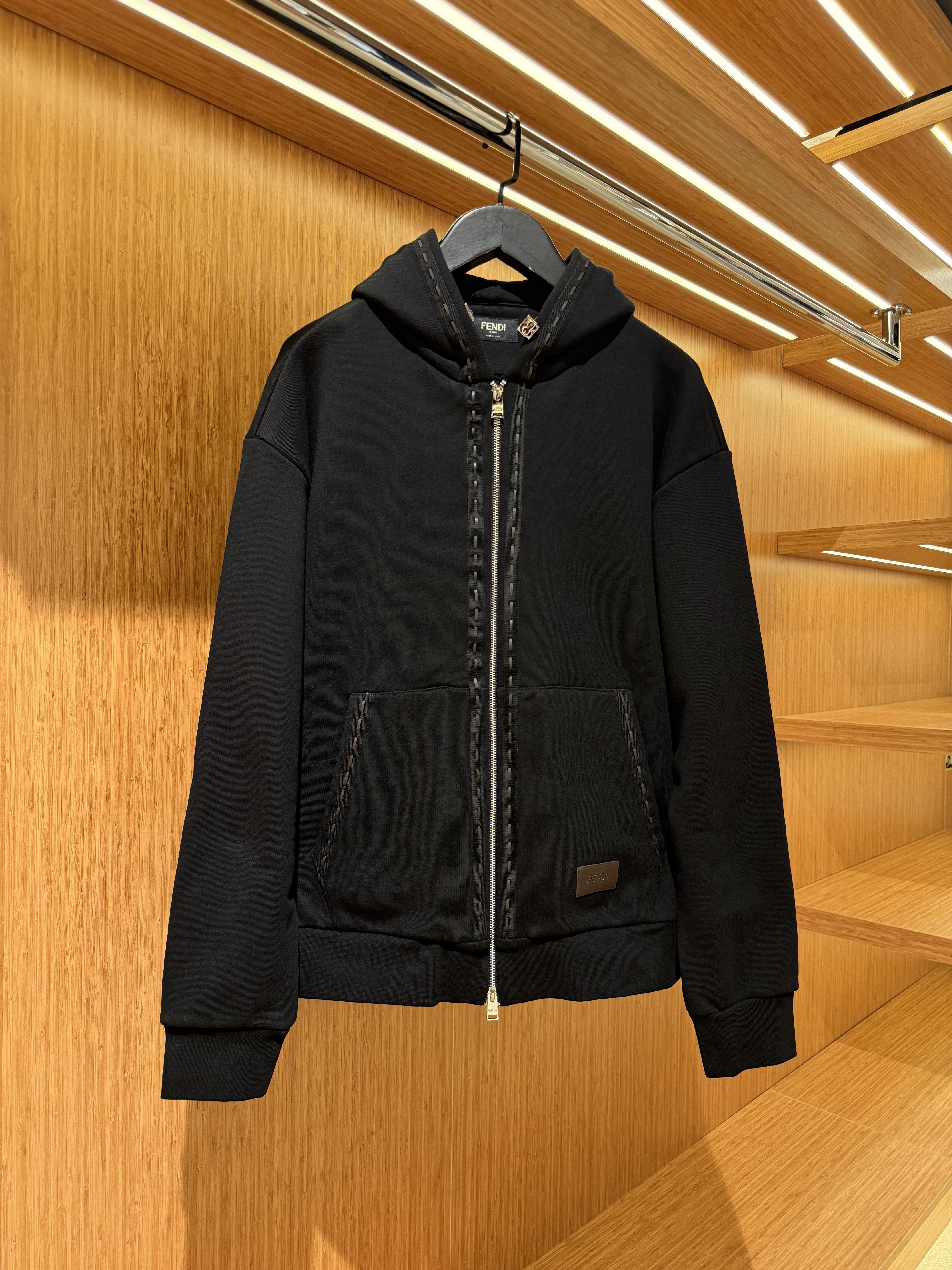 Fendi Kapüşonlu Sweatshirt Black