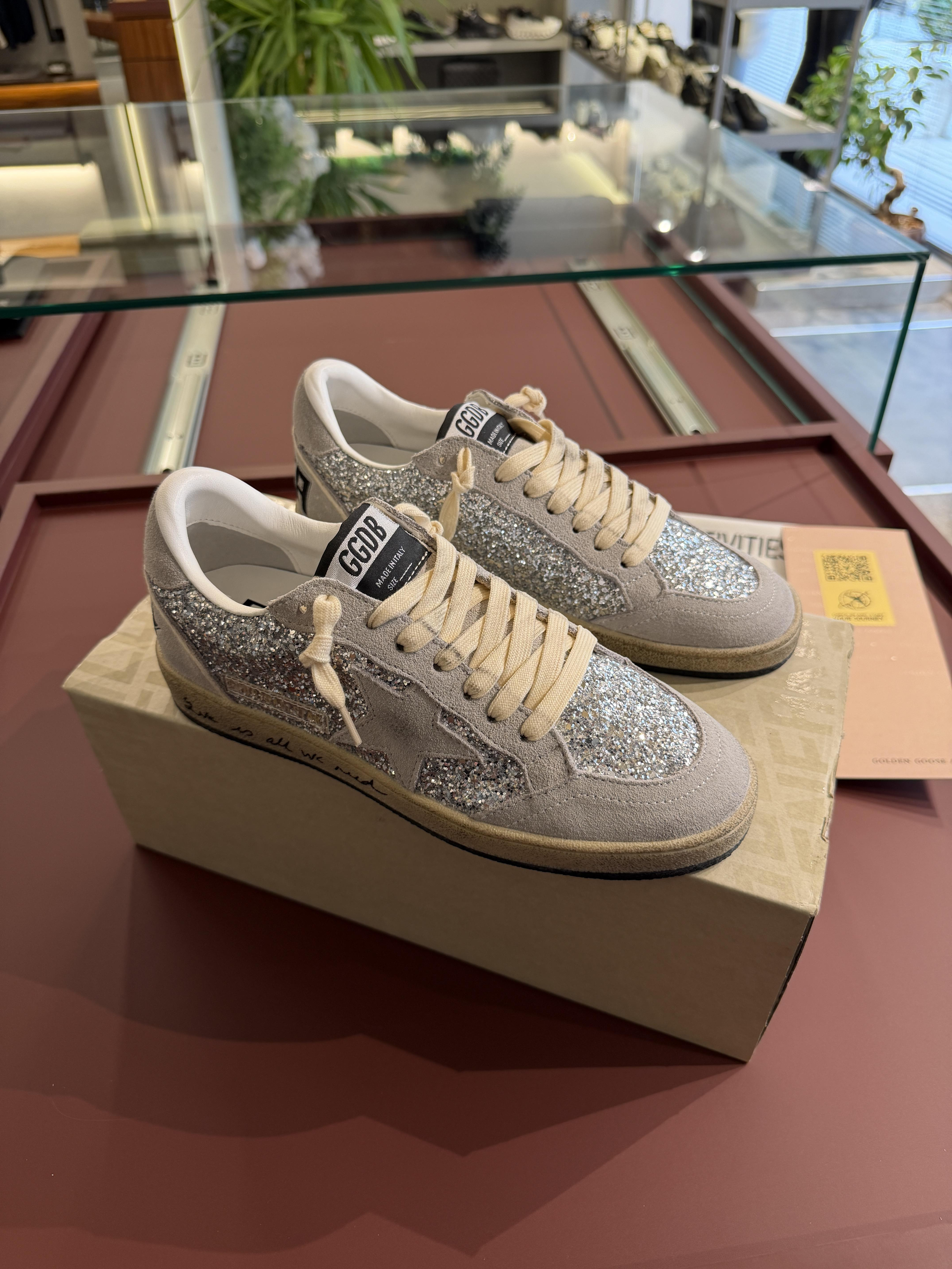 Golden Goose Ball Star Silver