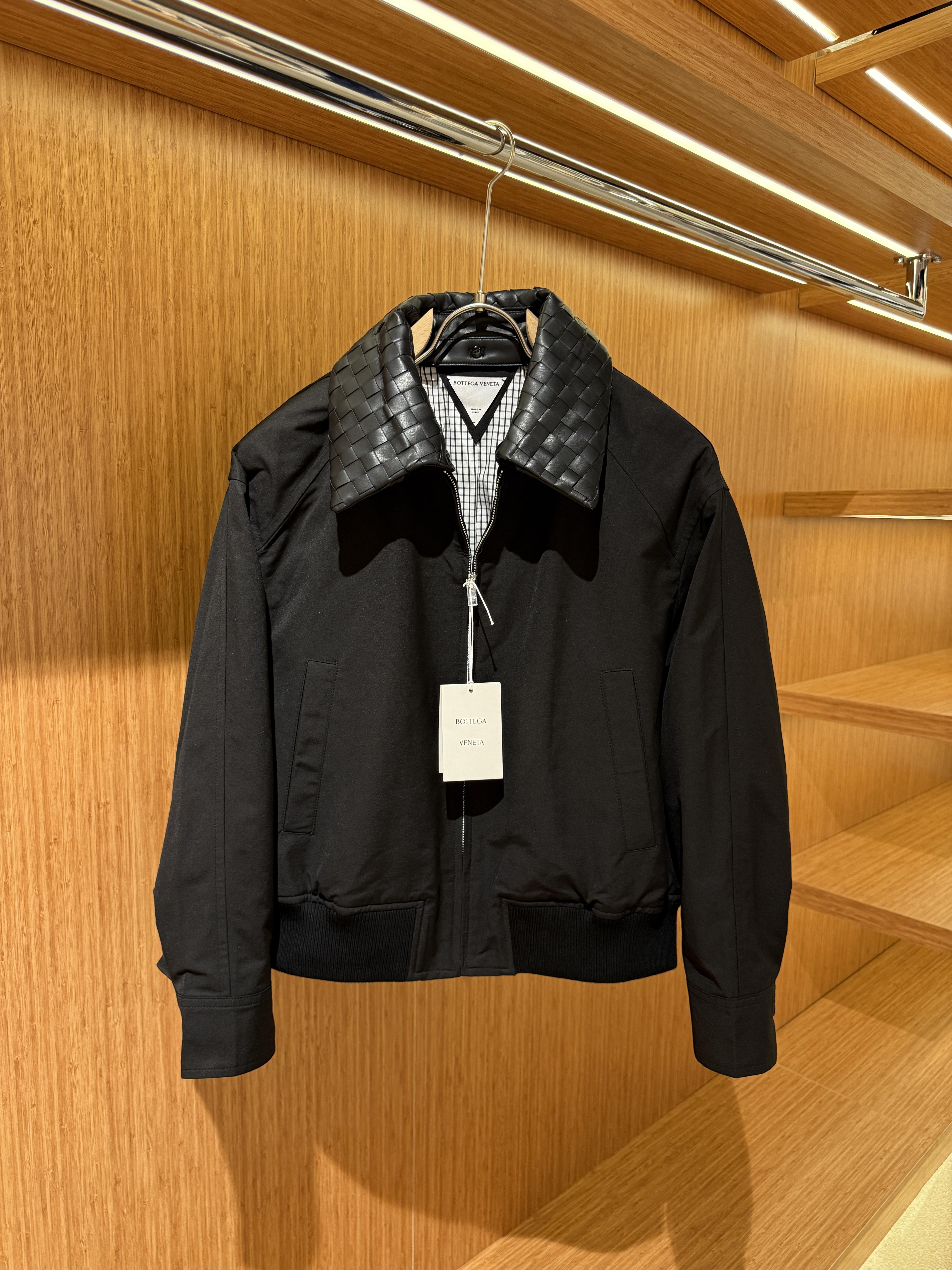 Bottega Veneta Siyah Bomber Ceket