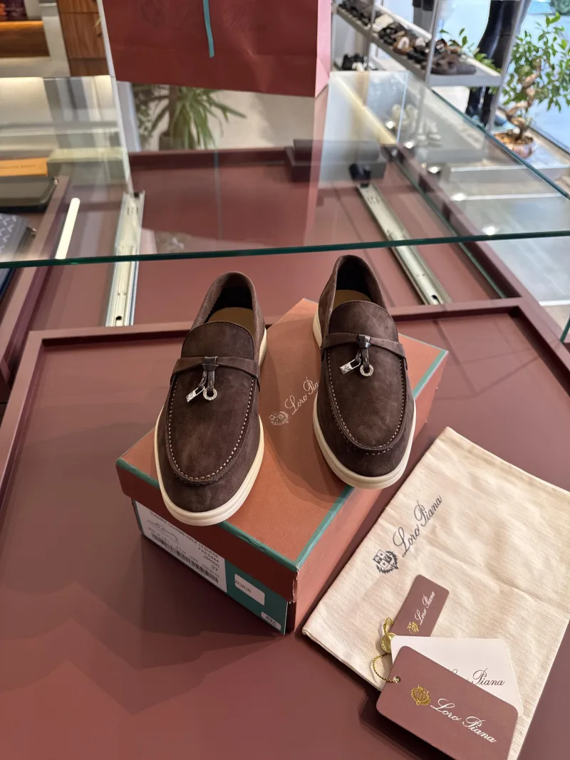 Loro Piana kahve Loafer