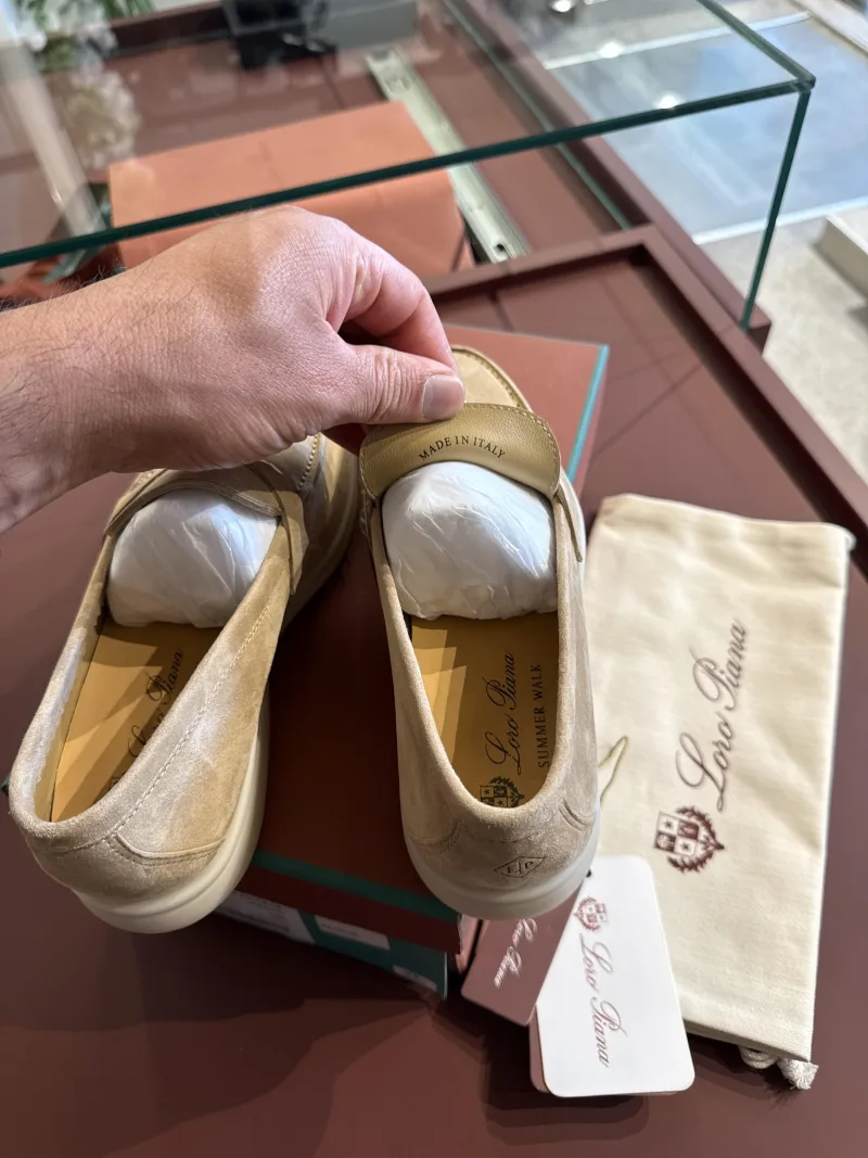 Loro Piana Krem Loafer