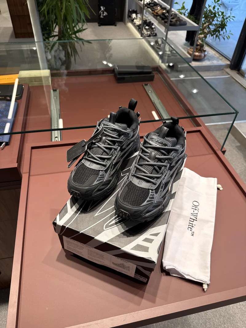 Off white siyah sneakers