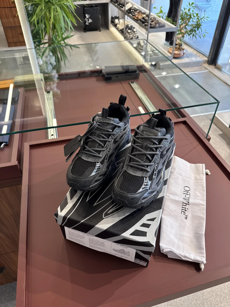 Off white siyah sneakers