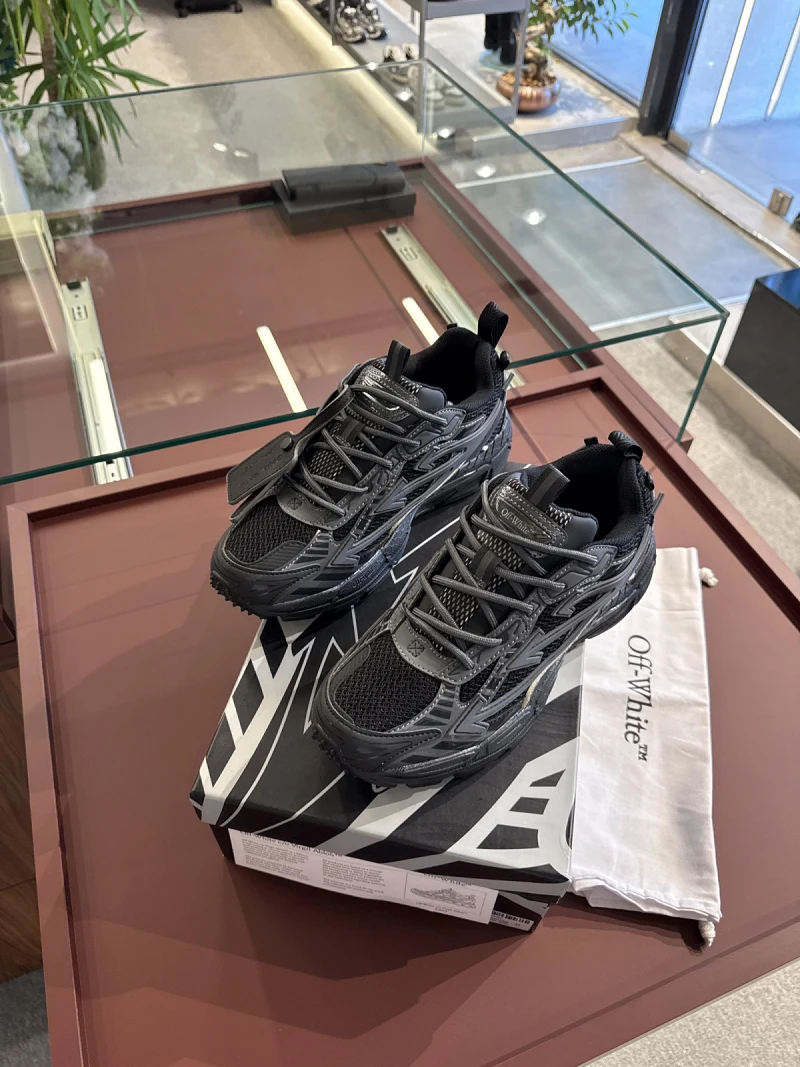 Off white siyah sneakers