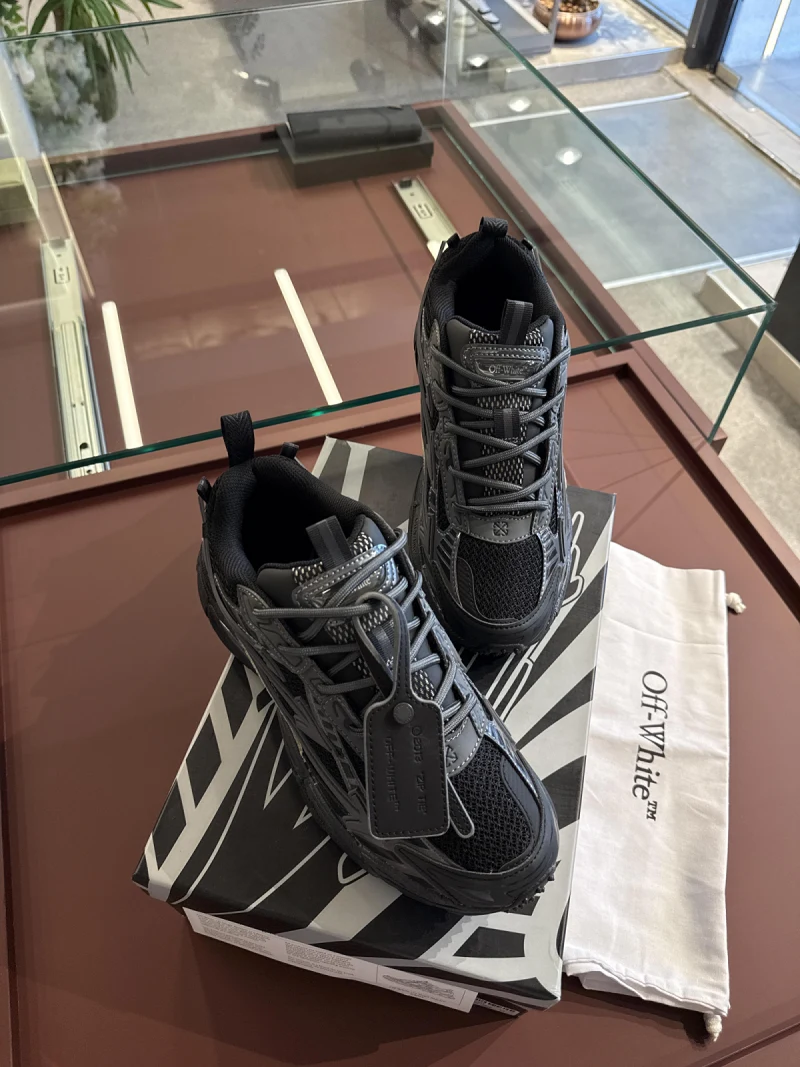 Off white siyah sneakers