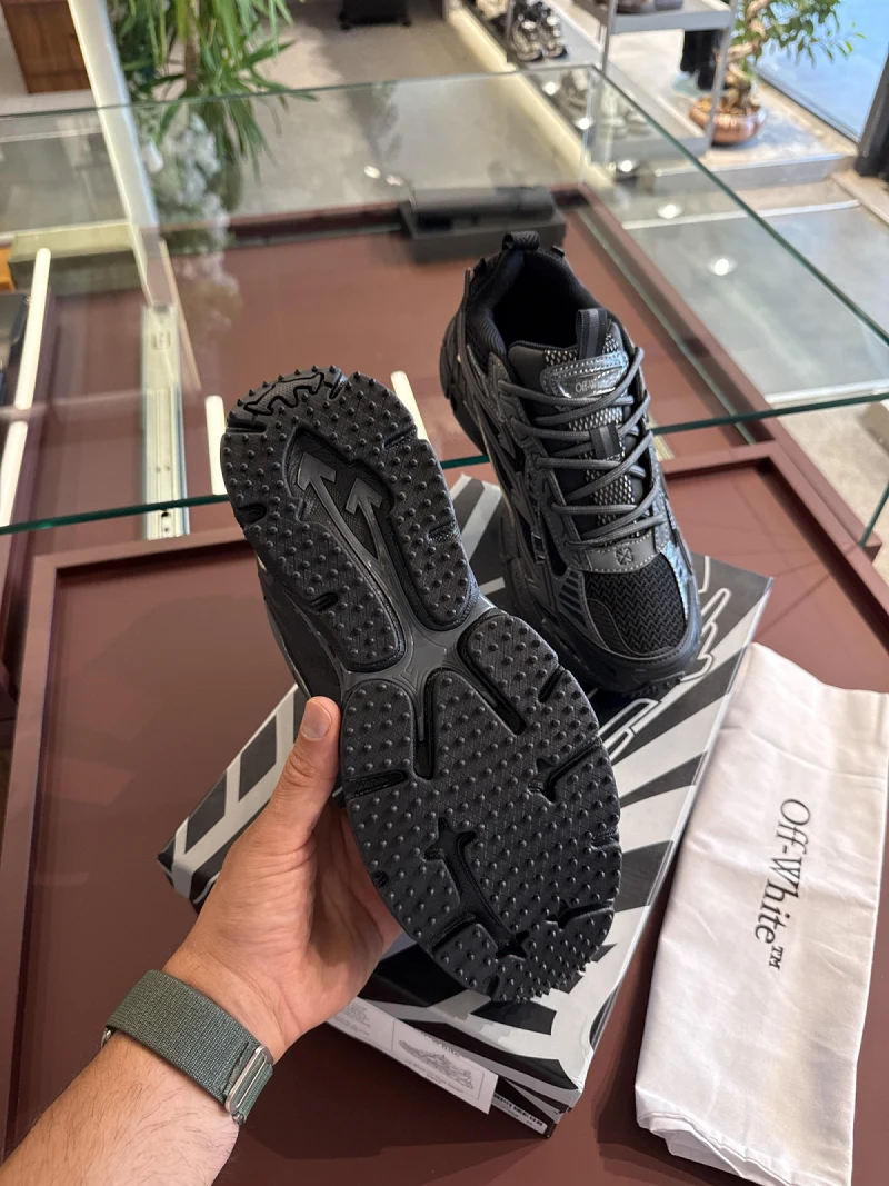Off white siyah sneakers