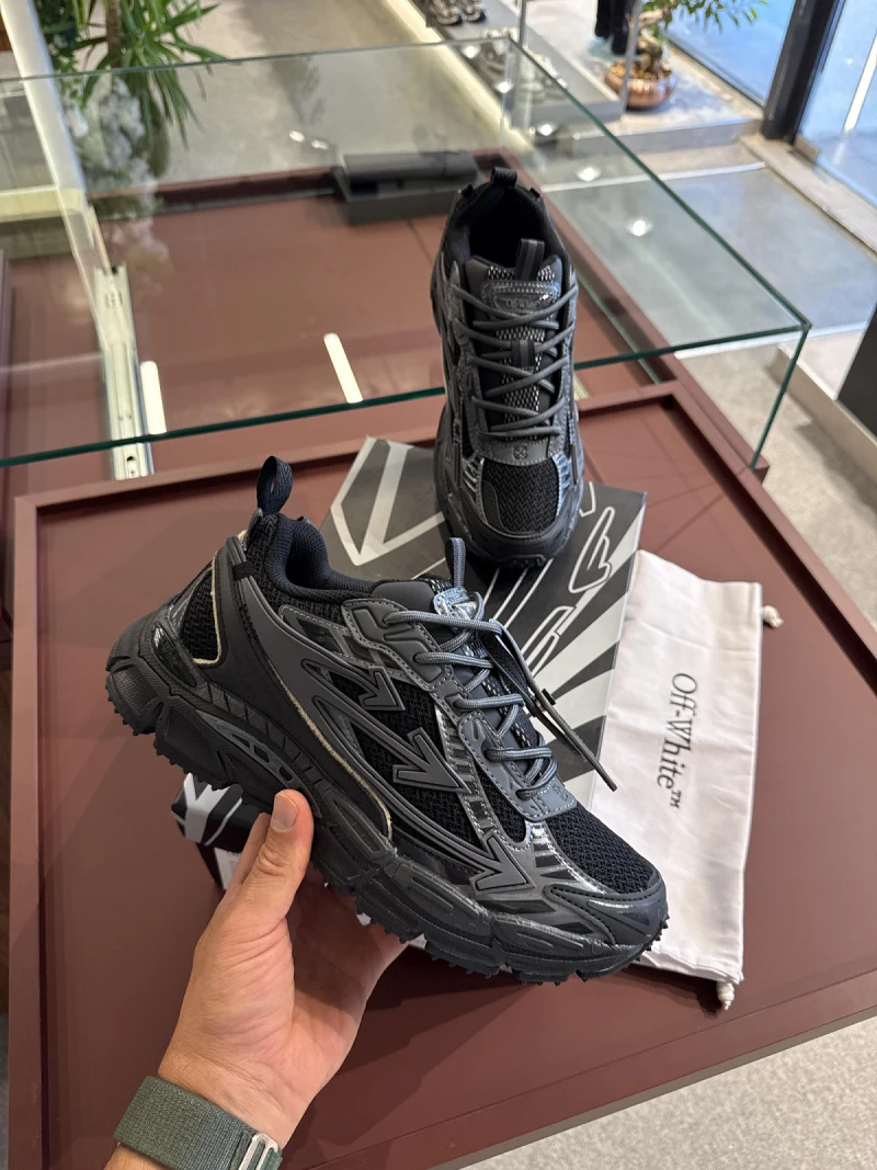 Off white siyah sneakers