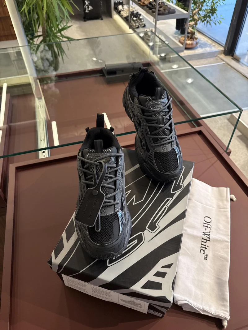 Off white siyah sneakers
