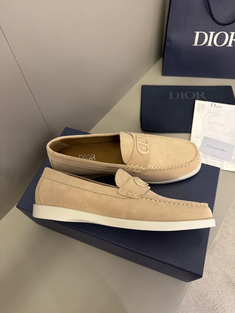 Dior Granville Loafer Beige Suede (kod50)