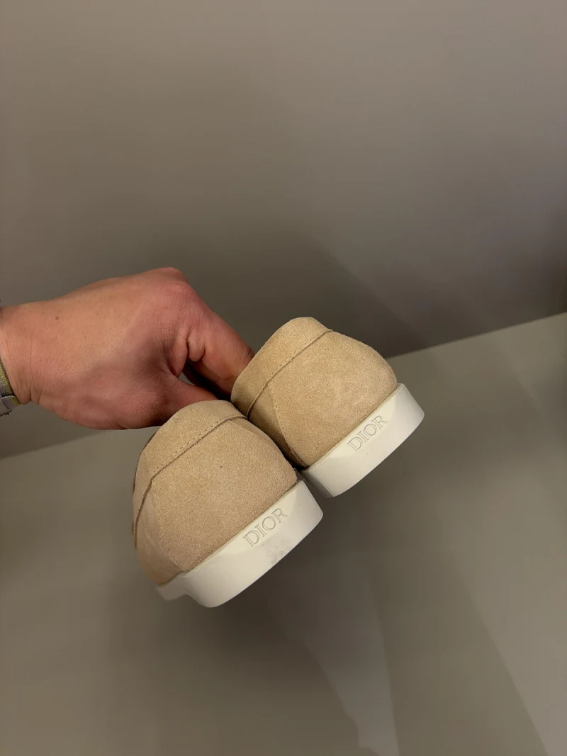 Dior Granville Loafer Beige Suede (kod50)