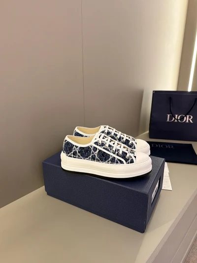 Walk'n'Dior Platform Sneaker Blue (kod8020)