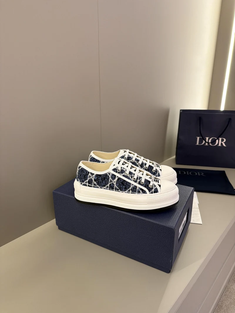 Walk'n'Dior Platform Sneaker Blue (kod8020)