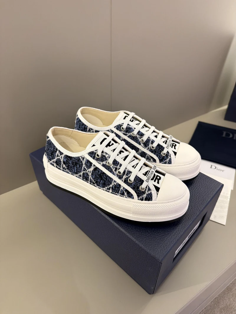 Walk'n'Dior Platform Sneaker Blue (kod8020)