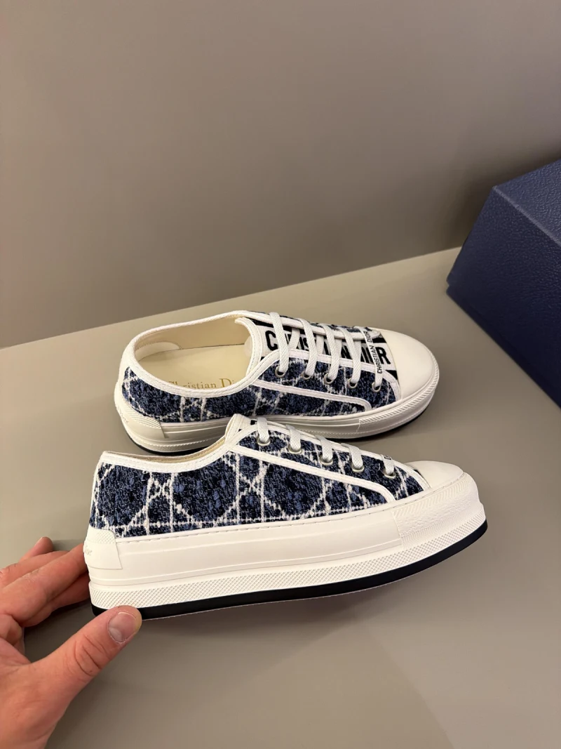 Walk'n'Dior Platform Sneaker Blue (kod8020)