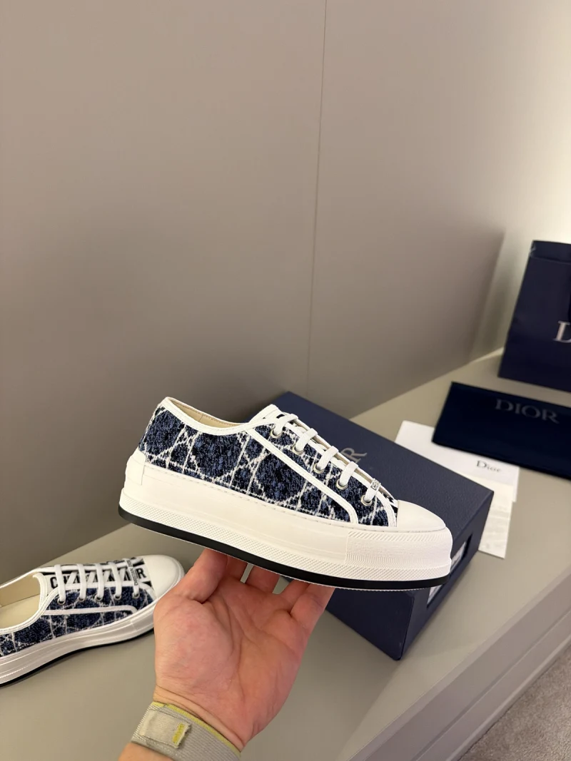 Walk'n'Dior Platform Sneaker Blue (kod8020)