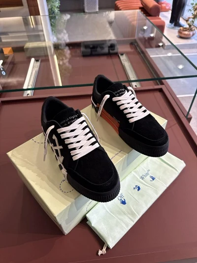 Off-White Vulc Low Black White