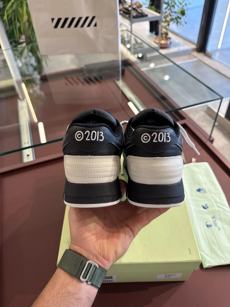 Off white siyah beyaz sneakers S