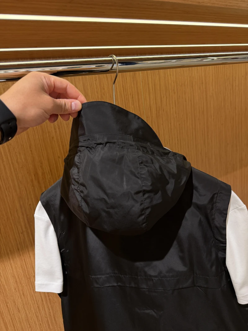 Prada Hooded Vest Black