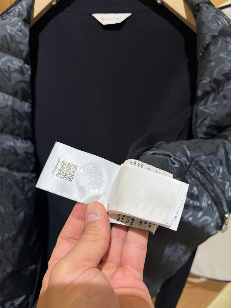 Moncler Zip-Up Cardigan Parlak