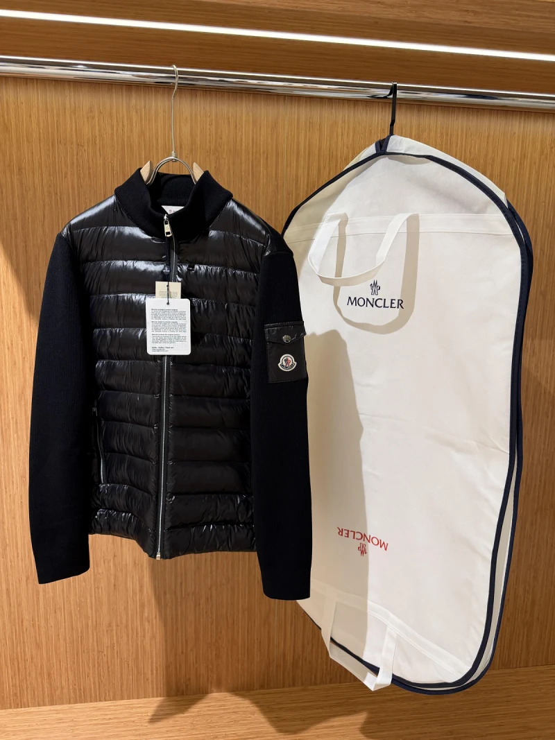 Moncler Zip-Up Cardigan Parlak