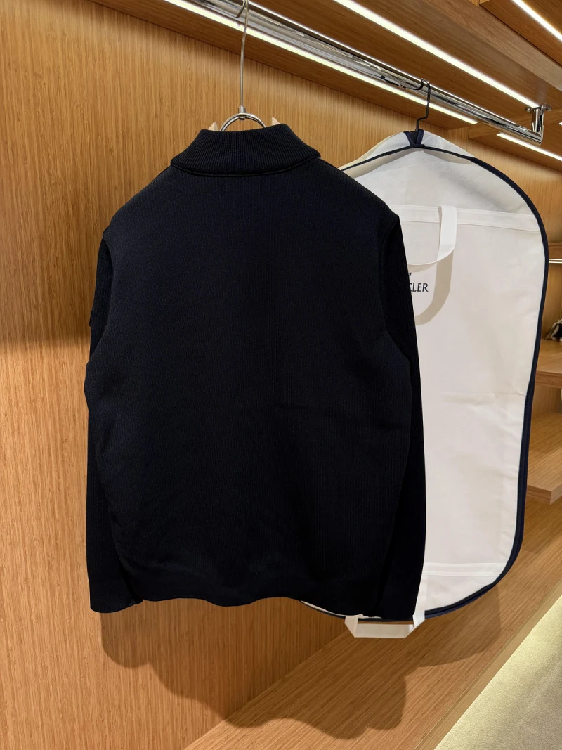 Moncler Zip-Up Cardigan Parlak