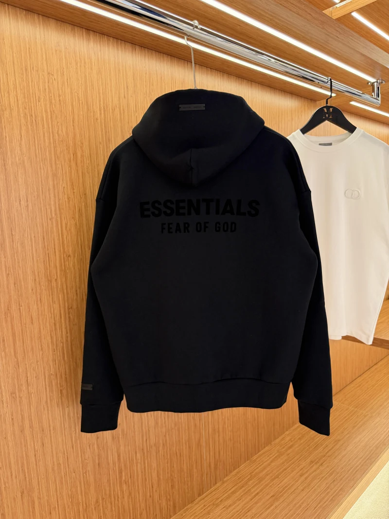 Esesentıals Hoodie Black