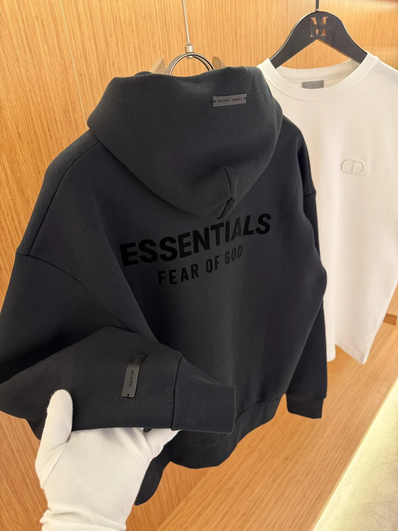 Esesentıals Hoodie Black