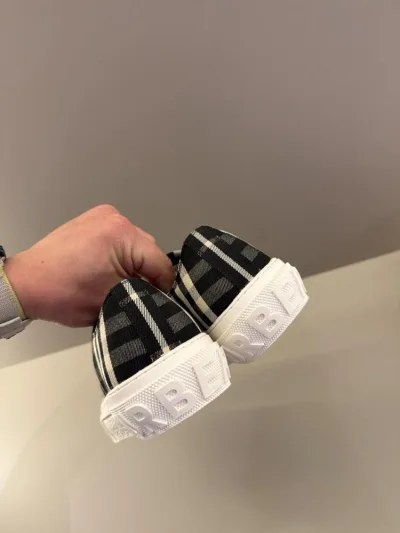 Burberry checked sneakers