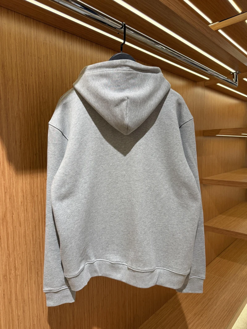 Miu Miu Pamuklu Polar Sweatshirt Gray