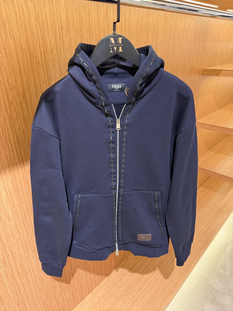 Fendi Kapüşonlu Sweatshirt NBLUE