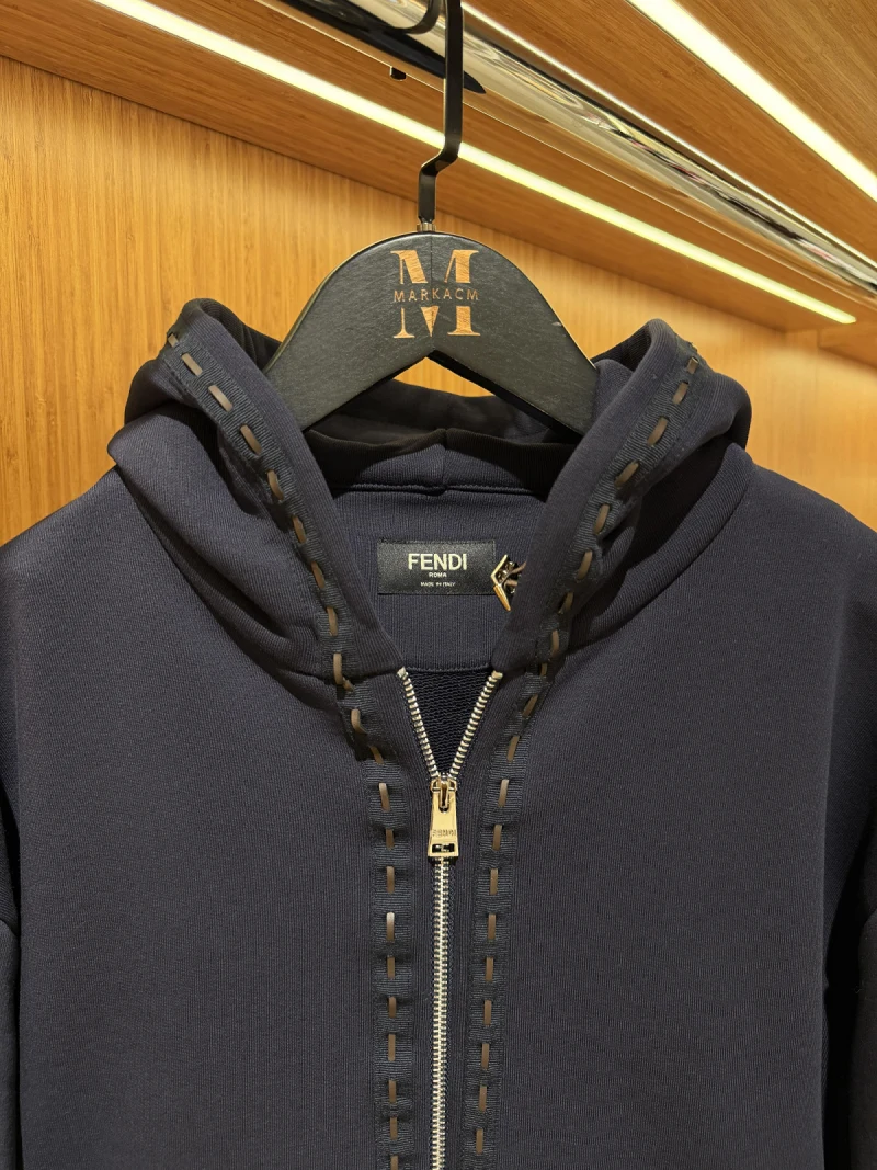 Fendi Kapüşonlu Sweatshirt NBLUE