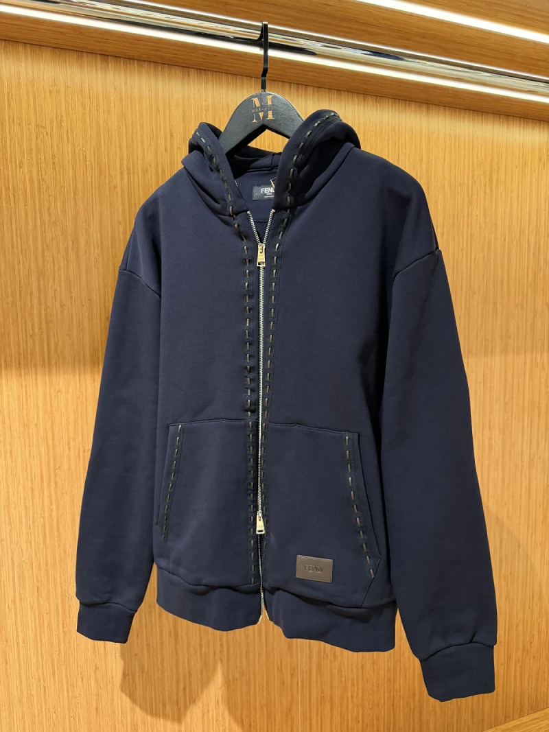 Fendi Kapüşonlu Sweatshirt NBLUE