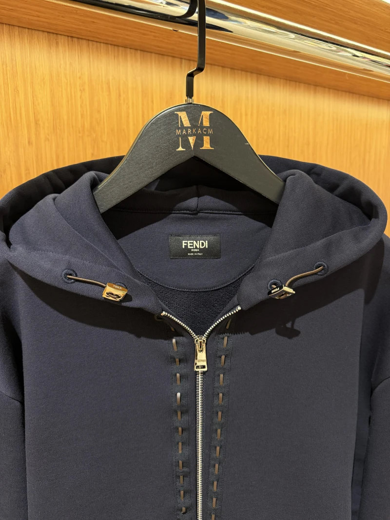 Fendi Kapüşonlu Sweatshirt NBLUE