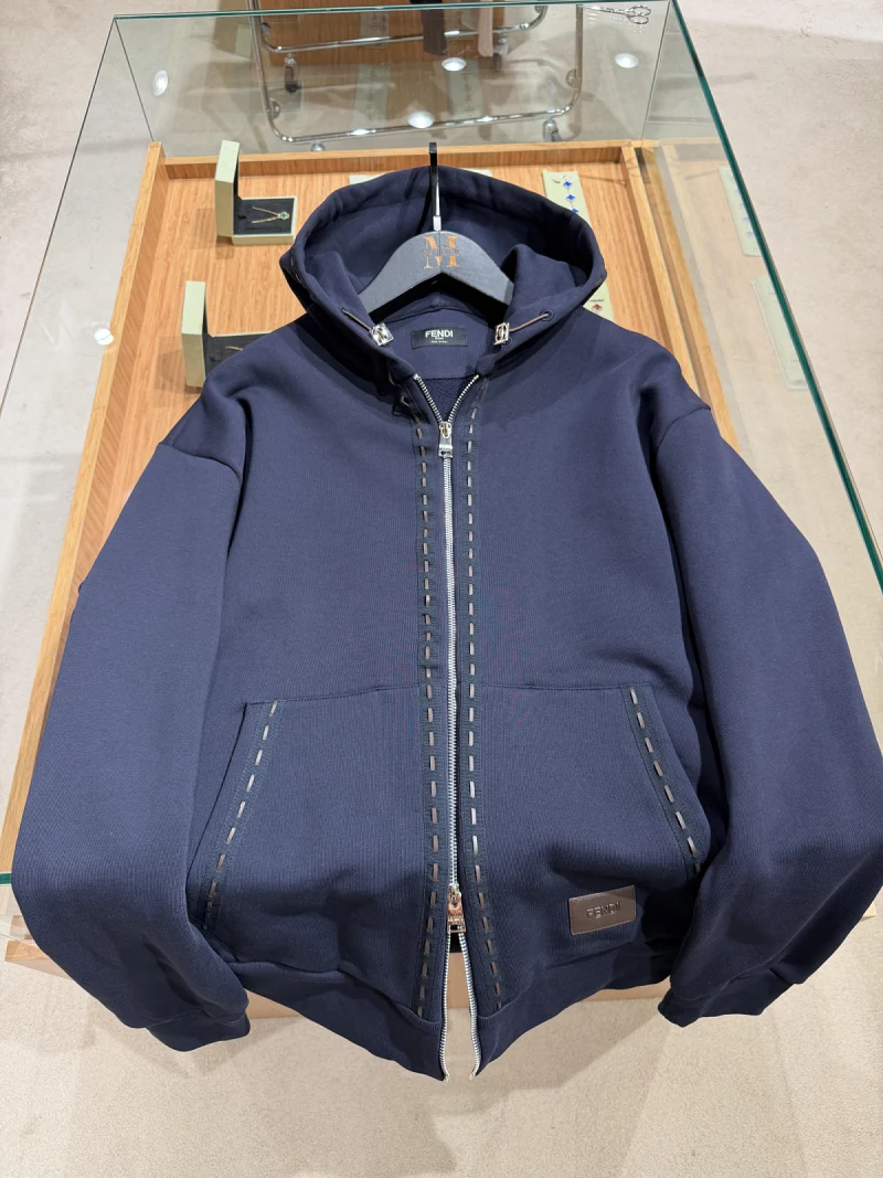 Fendi Kapüşonlu Sweatshirt NBLUE