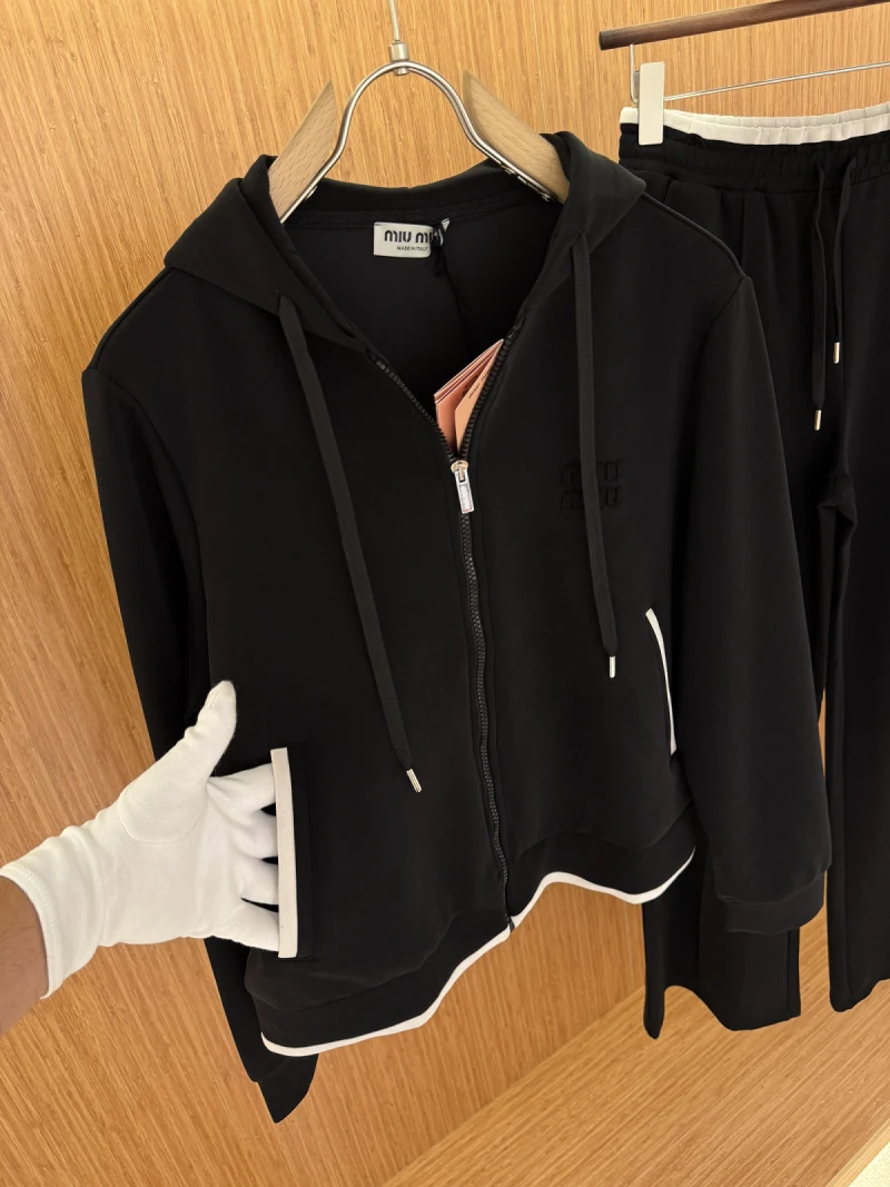Miu Miu Black Tracksuit Set