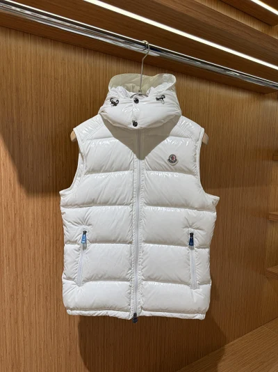 Moncler hooded down vest