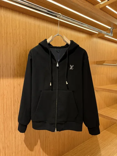Louıs Vuıtton %100 kaşmir fermuarlı hoodie S