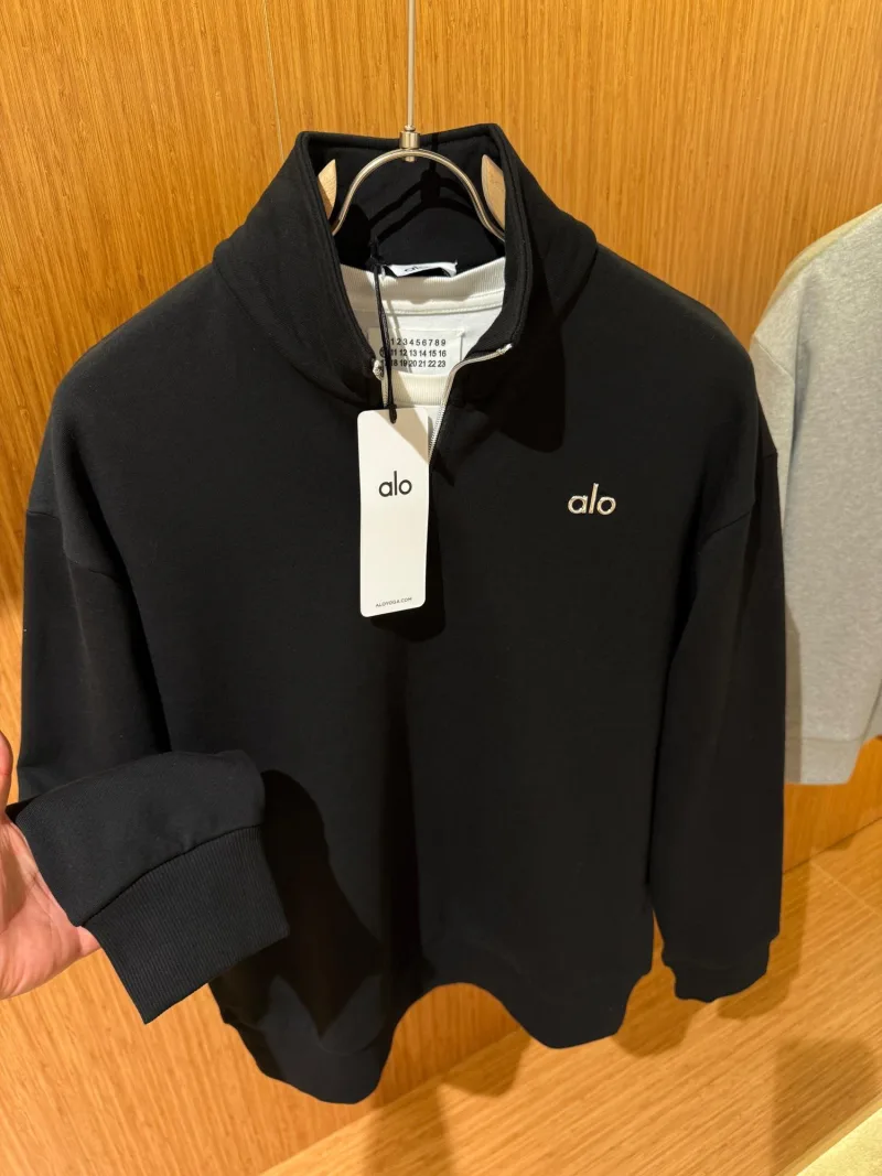 Alo Yarım Fermuarlı Sweatshirt S