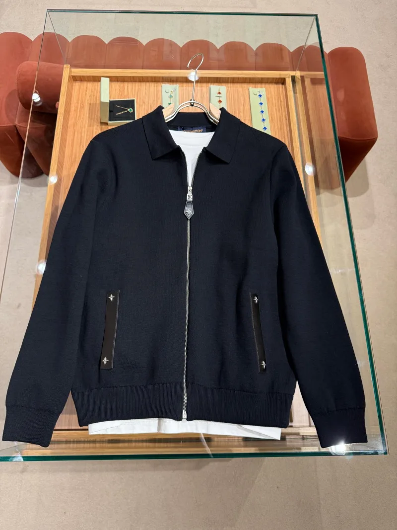 Louis Vuitton Yakalı Fermuarlı Hırka S