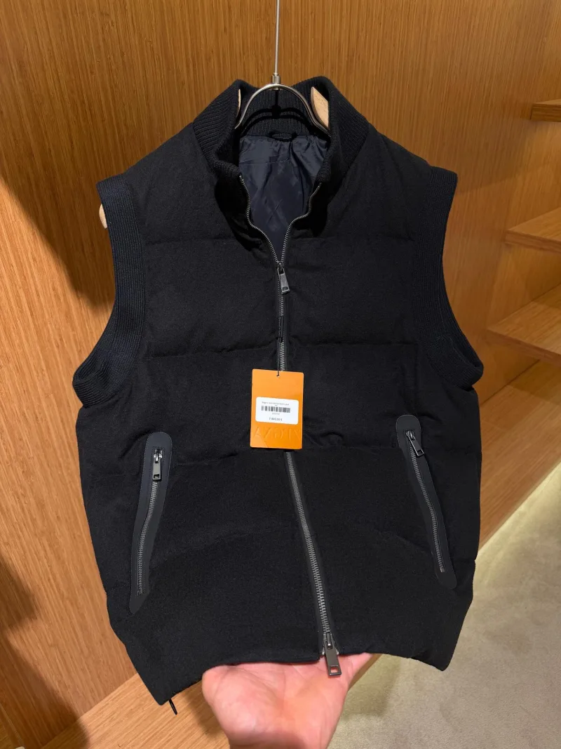 Zegna wool-blend down vest