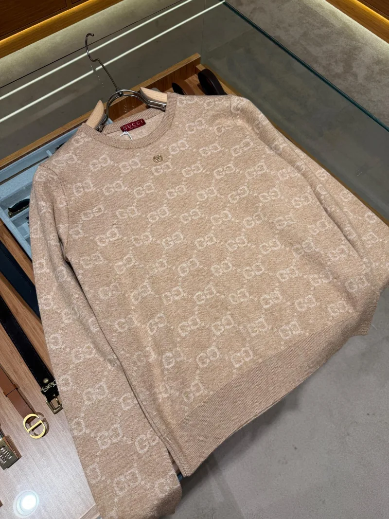 Gucci GG Desenli Triko Kazak