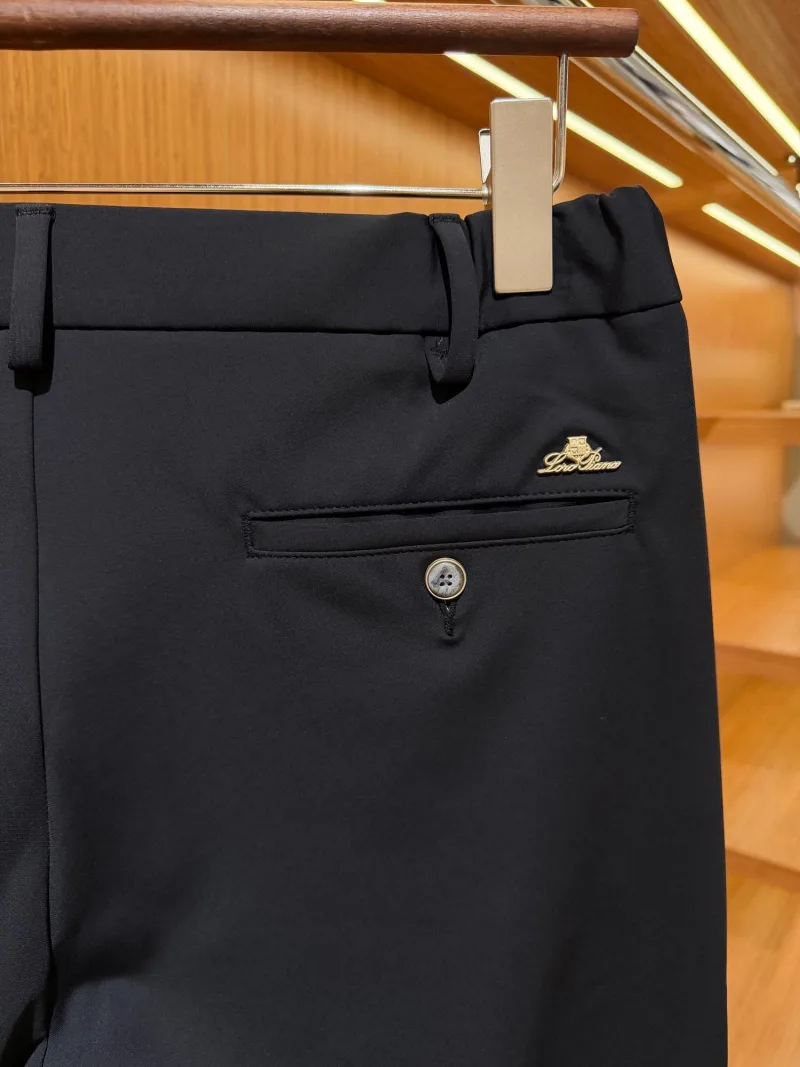 Loro Piana Siyah Kumaş Pantolon