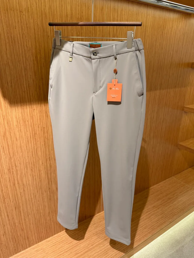 Loro Piana Krem Kumaş Pantolon