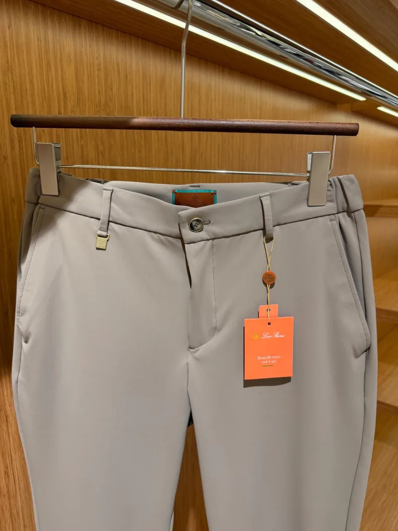 Loro Piana Krem Kumaş Pantolon