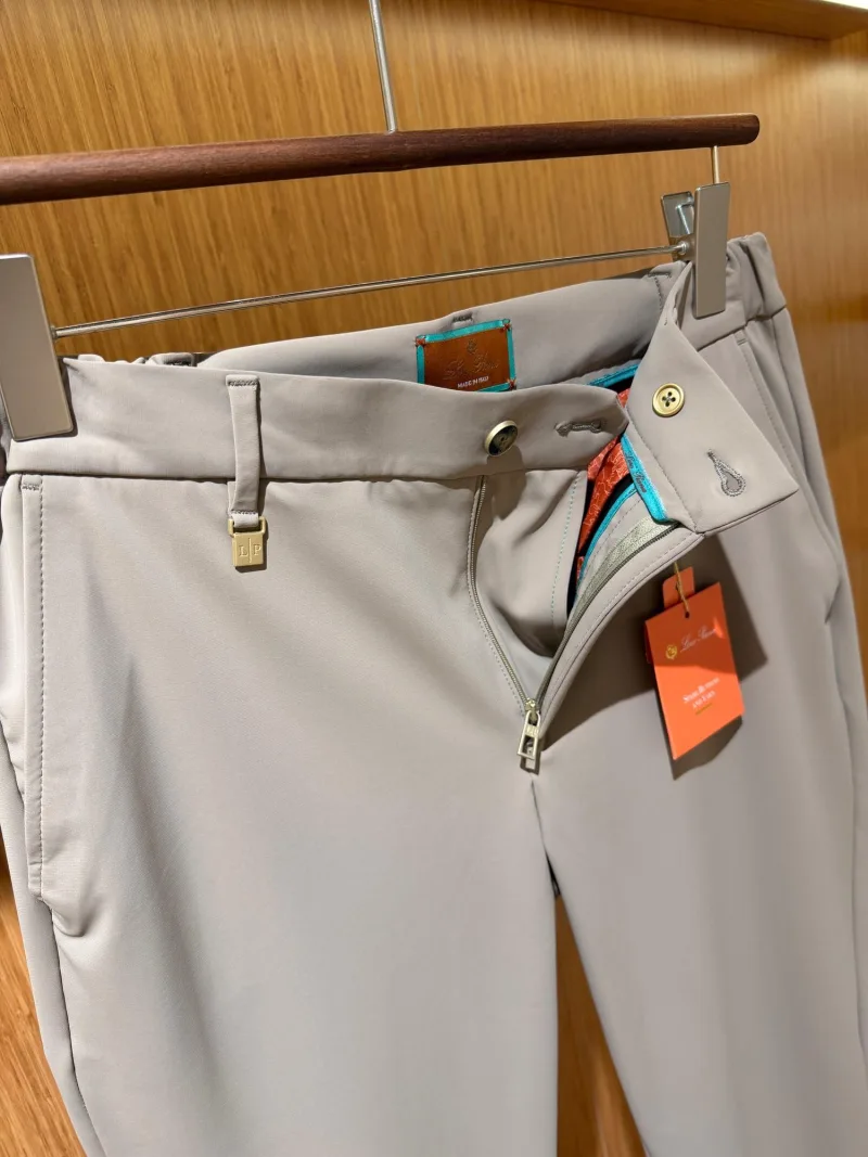 Loro Piana Krem Kumaş Pantolon