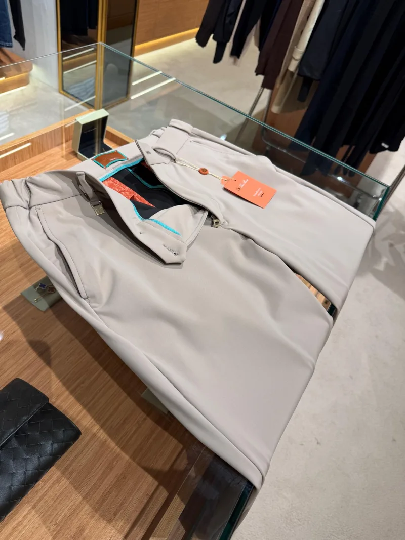 Loro Piana Krem Kumaş Pantolon