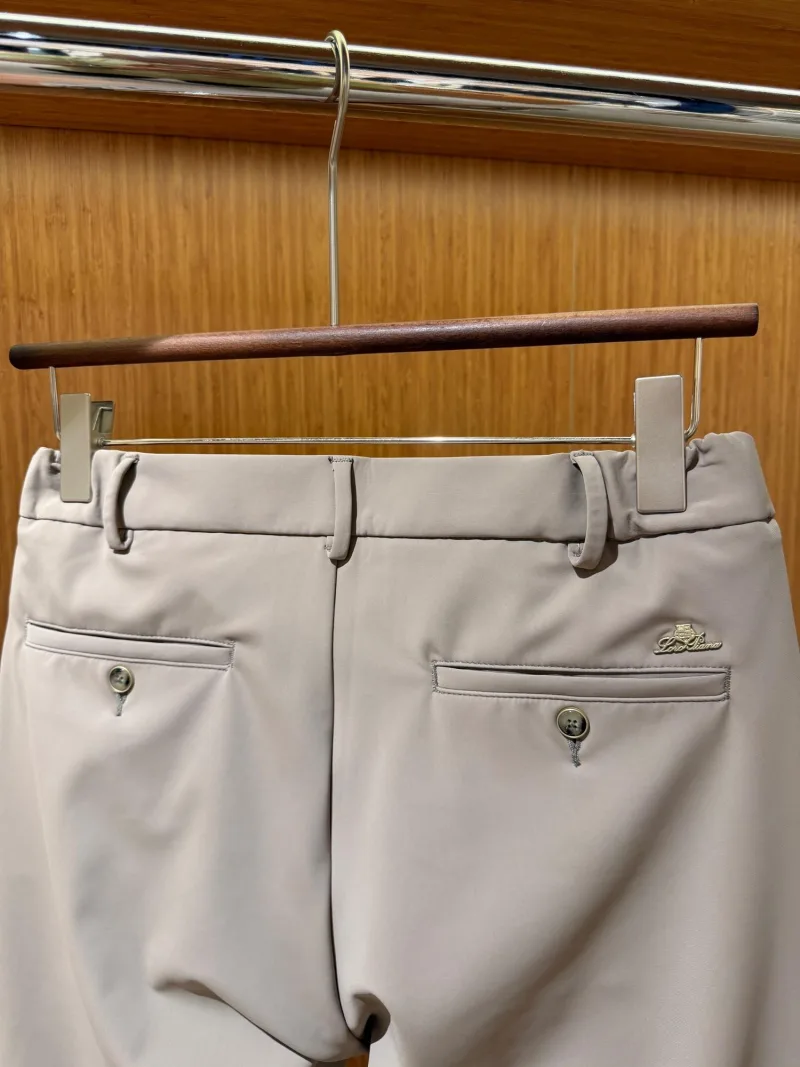 Loro Piana Krem Kumaş Pantolon